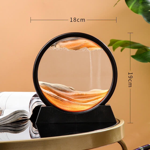 Ampulheta Decorativa Deluxe™ - Dunas Relaxantes
