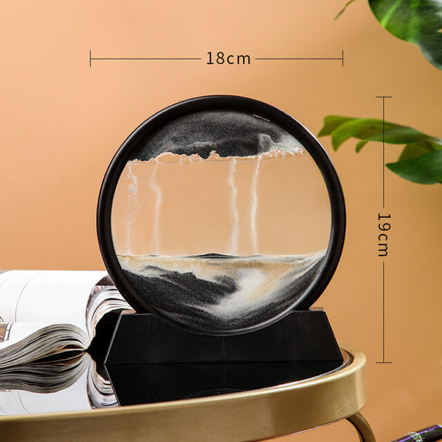 Ampulheta Decorativa Deluxe™ - Dunas Relaxantes
