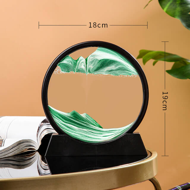 Ampulheta Decorativa Deluxe™ - Dunas Relaxantes