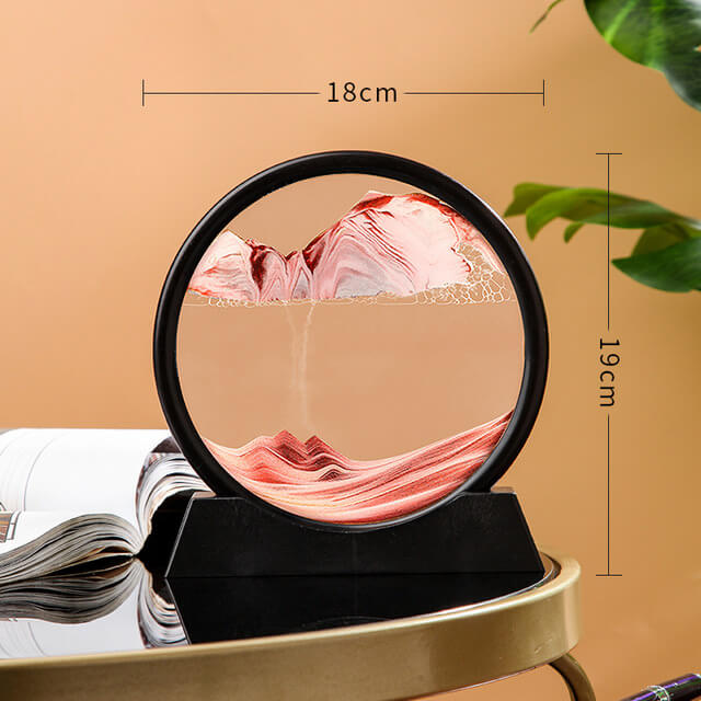 Ampulheta Decorativa Deluxe™ - Dunas Relaxantes