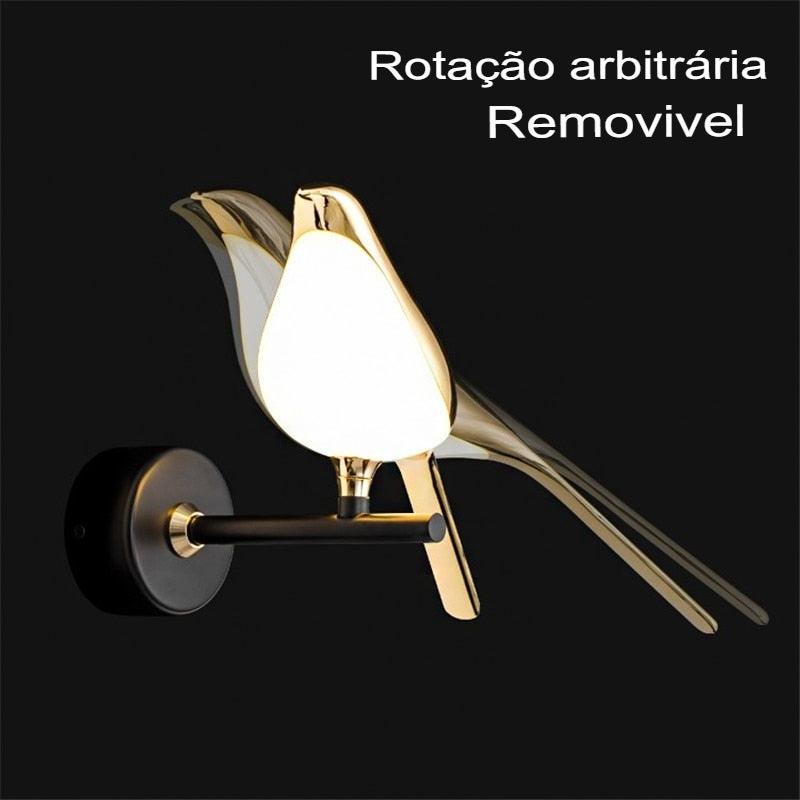 Arandela de Parede Elegância Alada