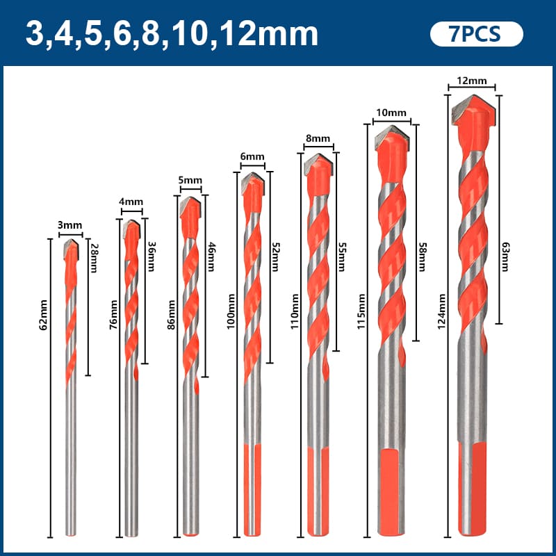 Brocas Diamantada Profissional | Kit Completo