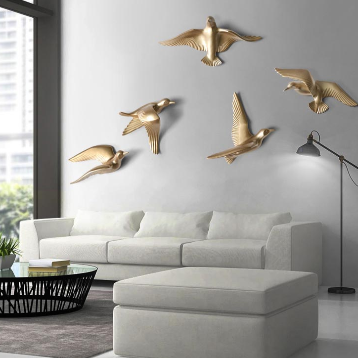 Voo da Harmonia: Esculturas de Parede Birds