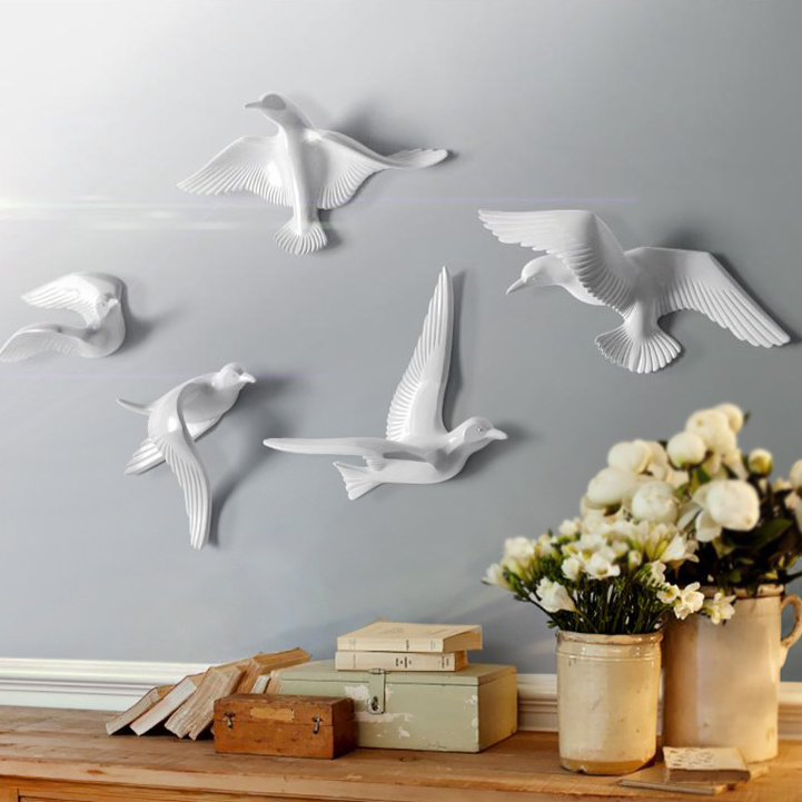 Voo da Harmonia: Esculturas de Parede Birds