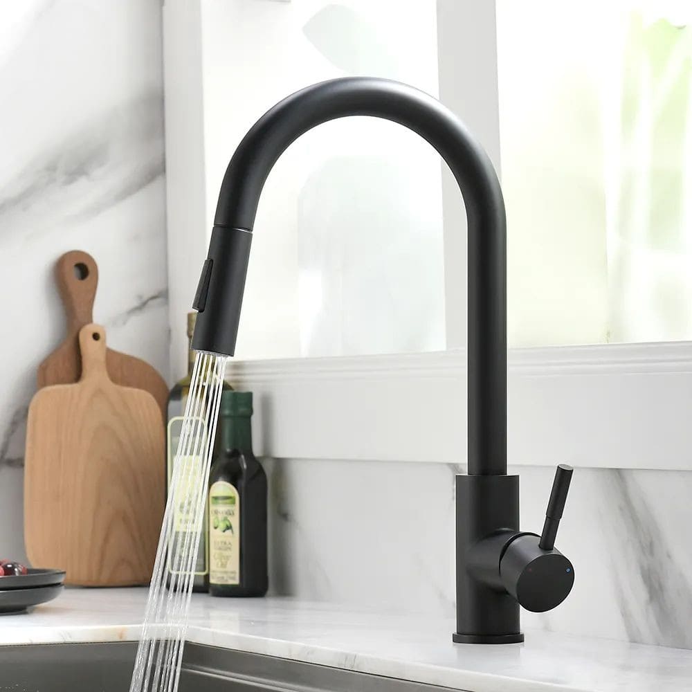 Torneira Monocomando Itália Com Ducha Extensível Pull-Out
