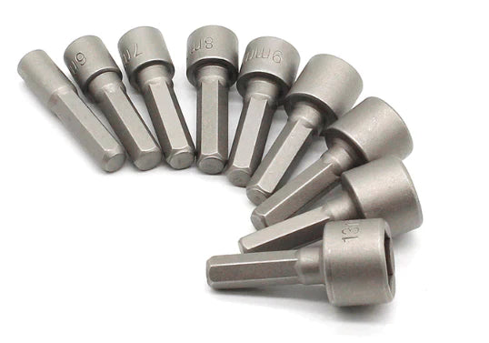 Kit Conjunto de Ponteiras Magnéticas 9 Peças