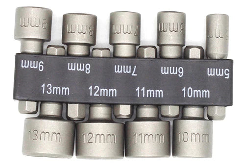 Kit Conjunto de Ponteiras Magnéticas 9 Peças