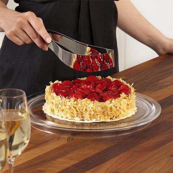 Fatiador de Bolo e Torta Inox c/ Design Europeu
