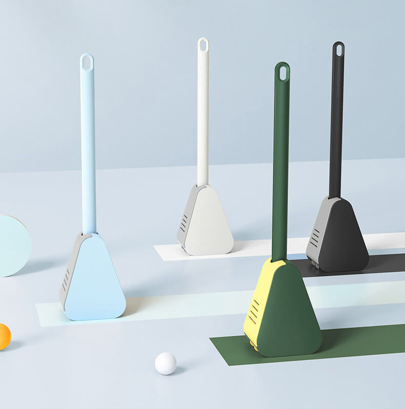 Escova Sanitária de Silicone Para Banheiro - Limpa Vaso Sanitário