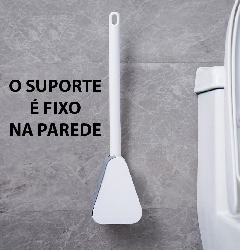 Escova Sanitária de Silicone Para Banheiro - Limpa Vaso Sanitário