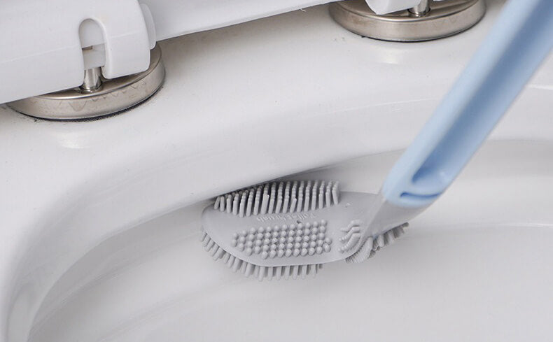 Escova Sanitária de Silicone Para Banheiro - Limpa Vaso Sanitário