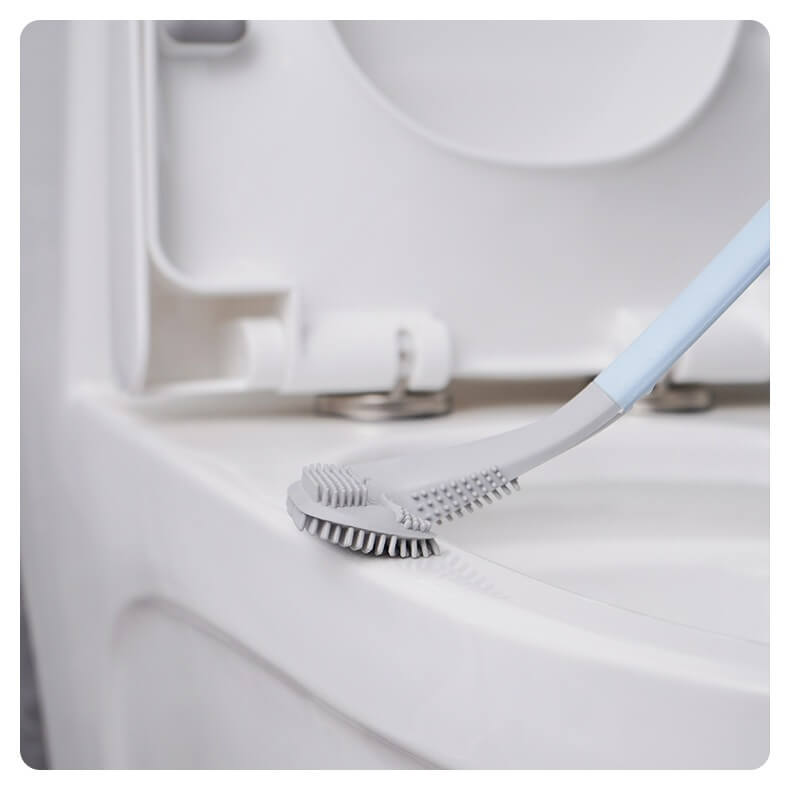 Escova Sanitária de Silicone Para Banheiro - Limpa Vaso Sanitário