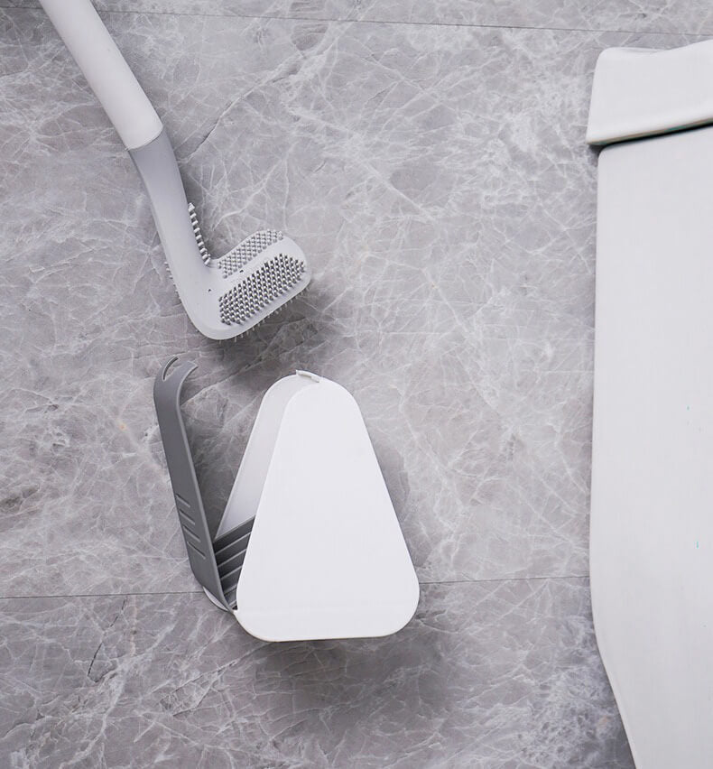 Escova Sanitária de Silicone Para Banheiro - Limpa Vaso Sanitário