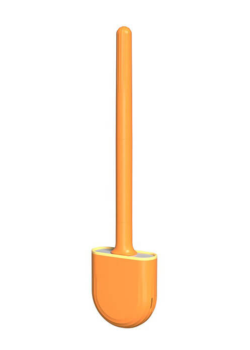Escova Sanitária de Silicone Reta Para Banheiro - Limpa Vaso Sanitário