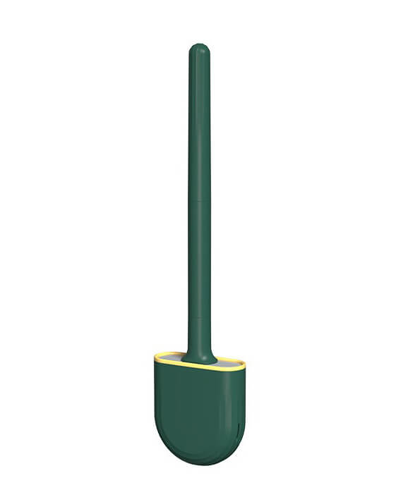 Escova Sanitária de Silicone Reta Para Banheiro - Limpa Vaso Sanitário
