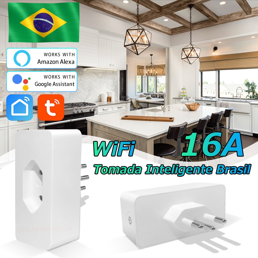 Tomada inteligente Smart Home | Controle por voz