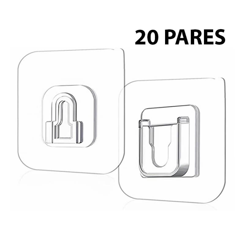 Kit Com Ganchos de Parede Adesivos - Dispensa Furações