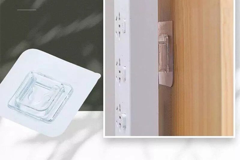 Kit Com Ganchos de Parede Adesivos - Dispensa Furações