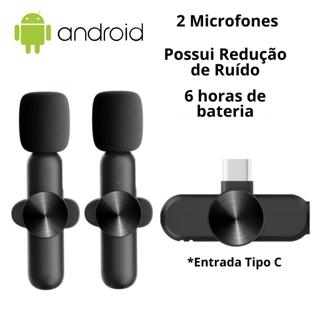 Microfone Profissional De Lapela Sem Fio Speaker®