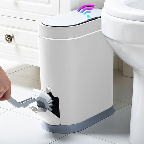 Lixeira Inteligente Automática com Limpador Acoplado | Linha Smart