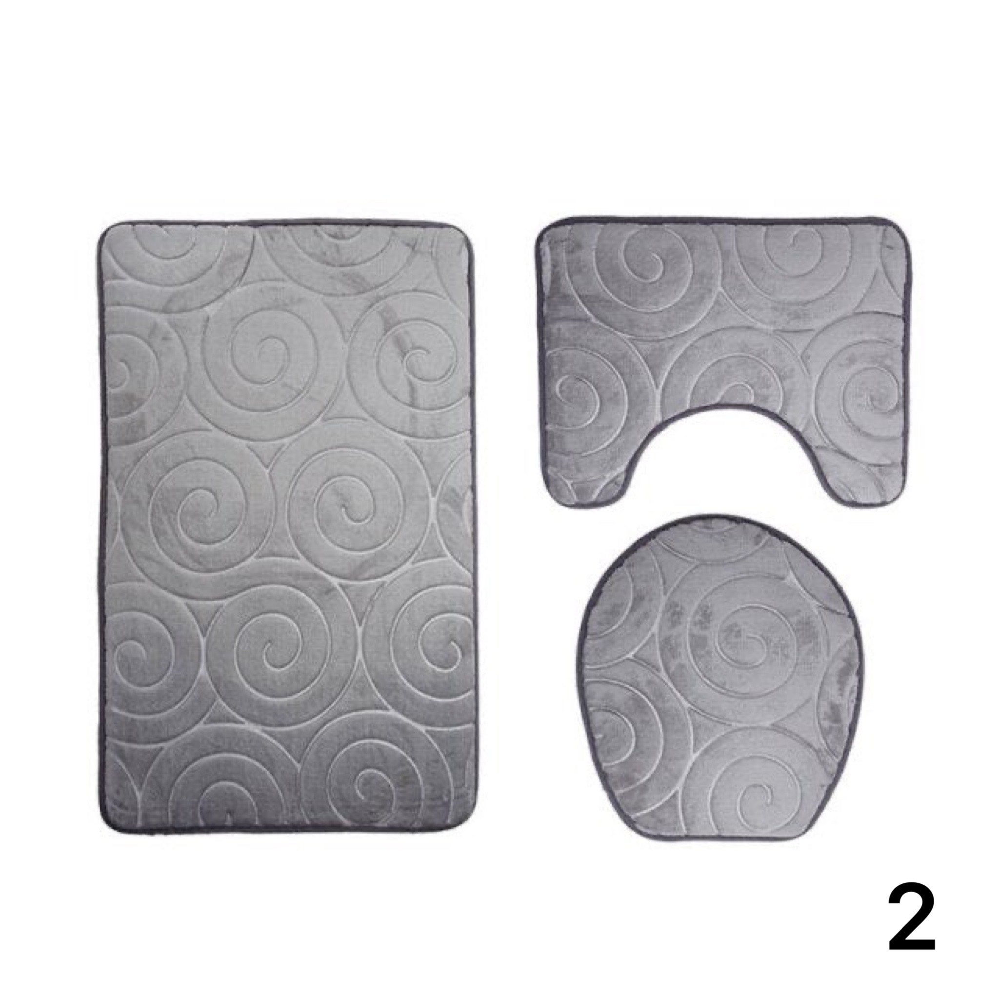 Jogo De Tapetes Para Banheiro e Lavabo 3 Peças