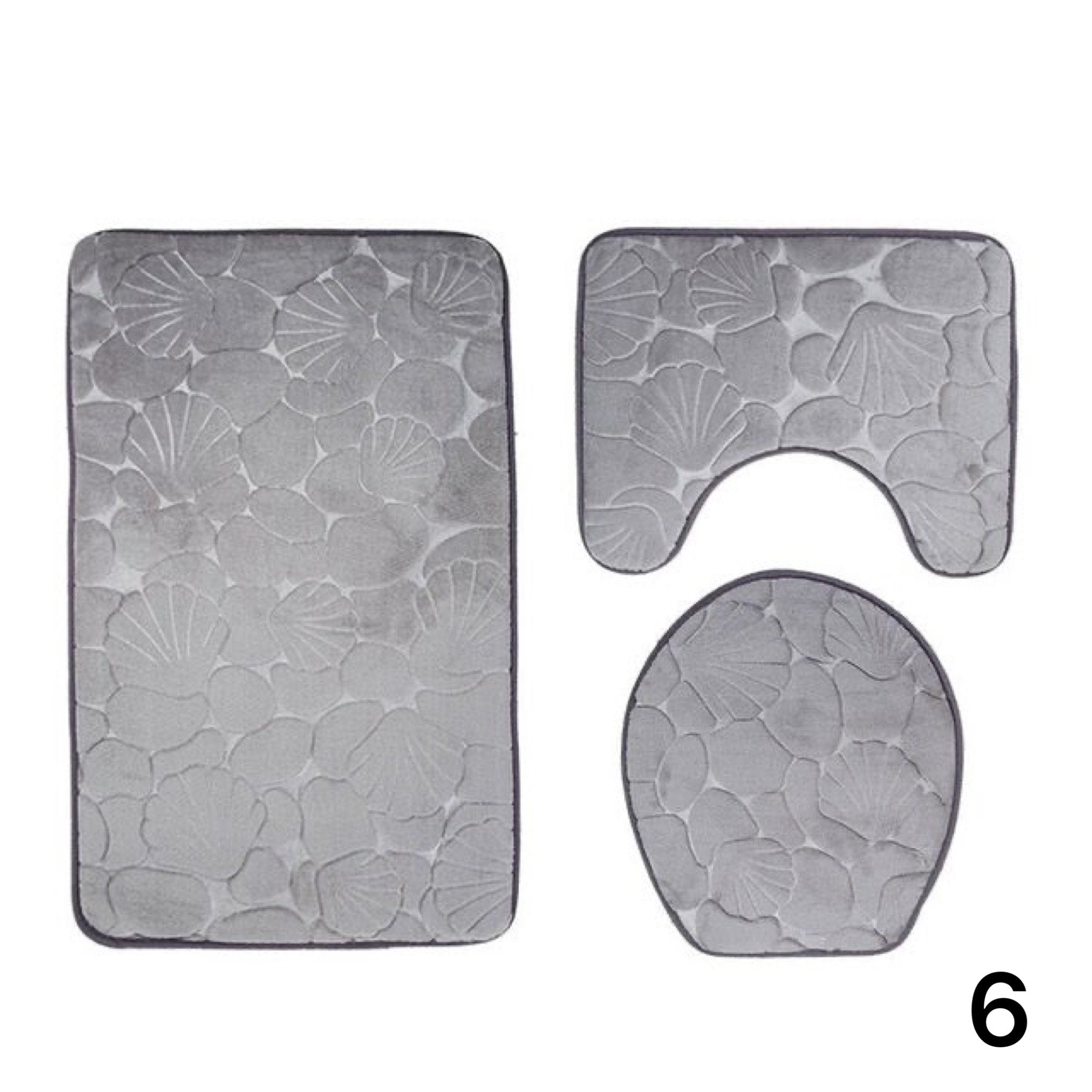 Jogo De Tapetes Para Banheiro e Lavabo 3 Peças
