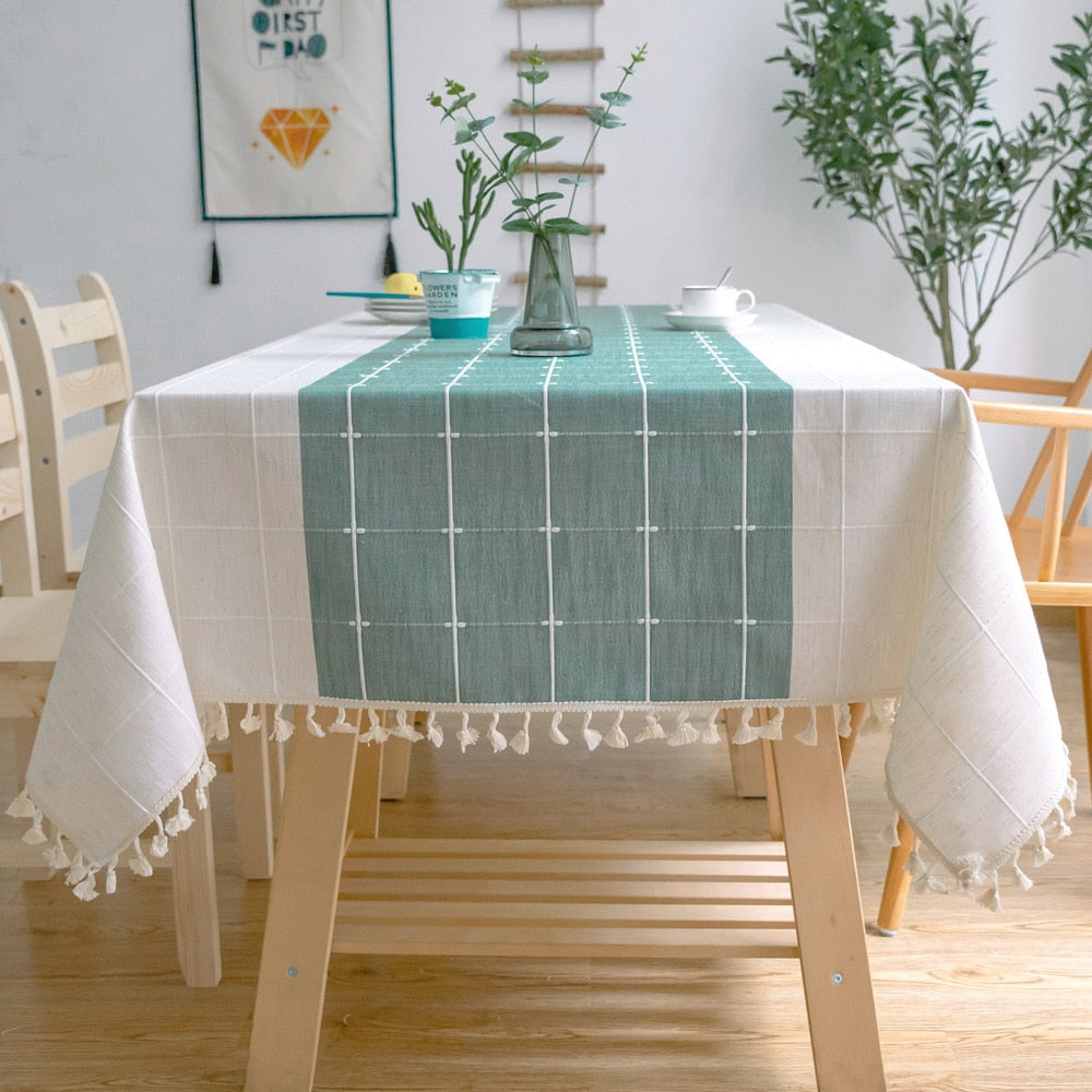 Toalha De Mesa 100% Linho Puro Alto Padrão
