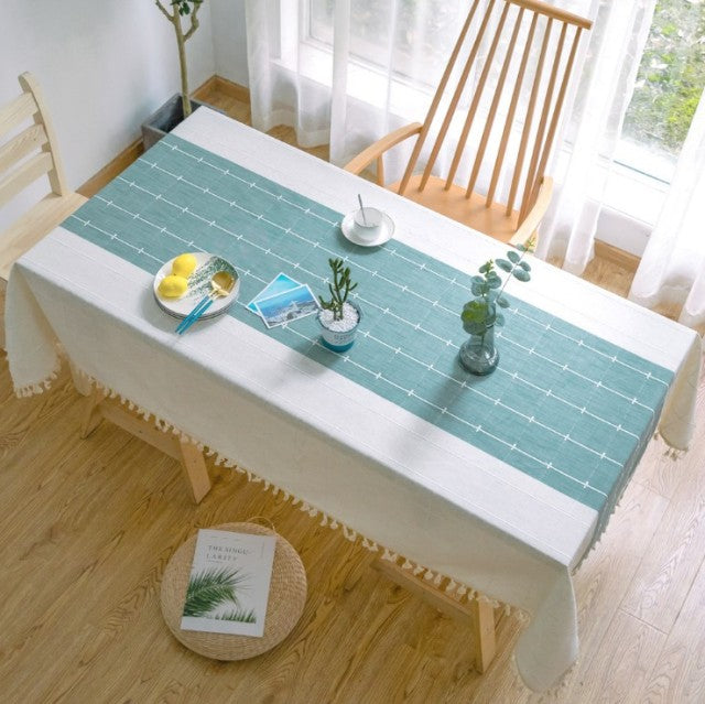 Toalha De Mesa 100% Linho Puro Alto Padrão