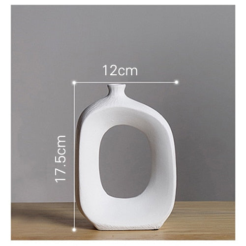 Vaso Em Cerâmica Minimalista