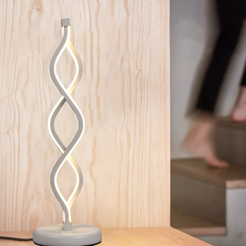 Abajur Luminária Em LED Luxo Casa Design Alto Padrão