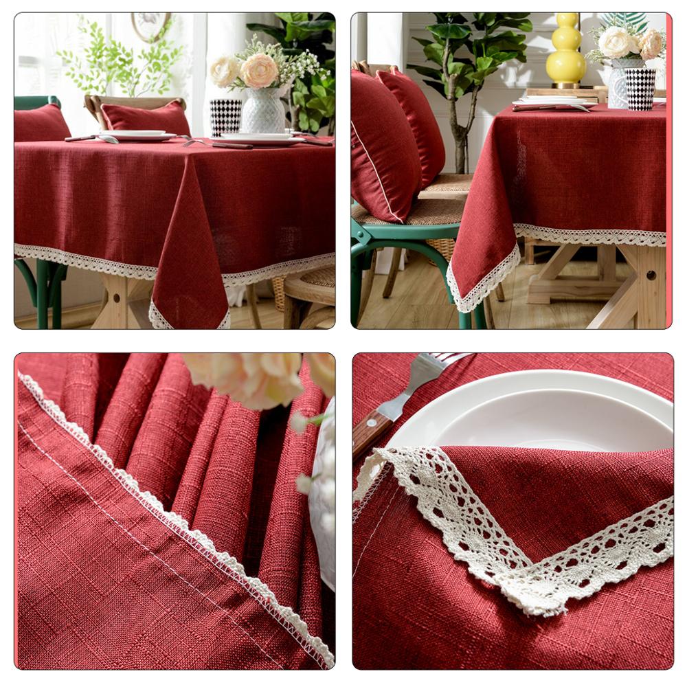 Toalha Decorativa De Mesa Linho + Cotton