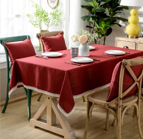 Toalha Decorativa De Mesa Linho + Cotton
