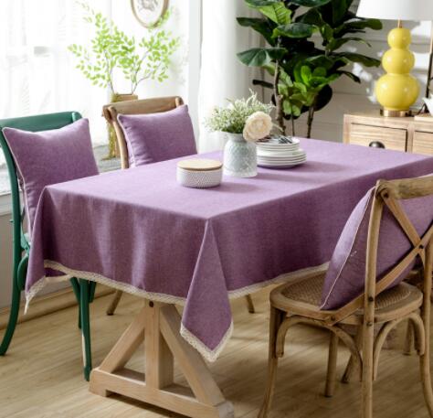 Toalha Decorativa De Mesa Linho + Cotton