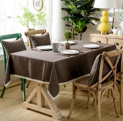Toalha Decorativa De Mesa Linho + Cotton
