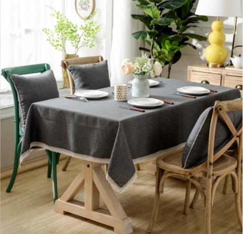 Toalha Decorativa De Mesa Linho + Cotton