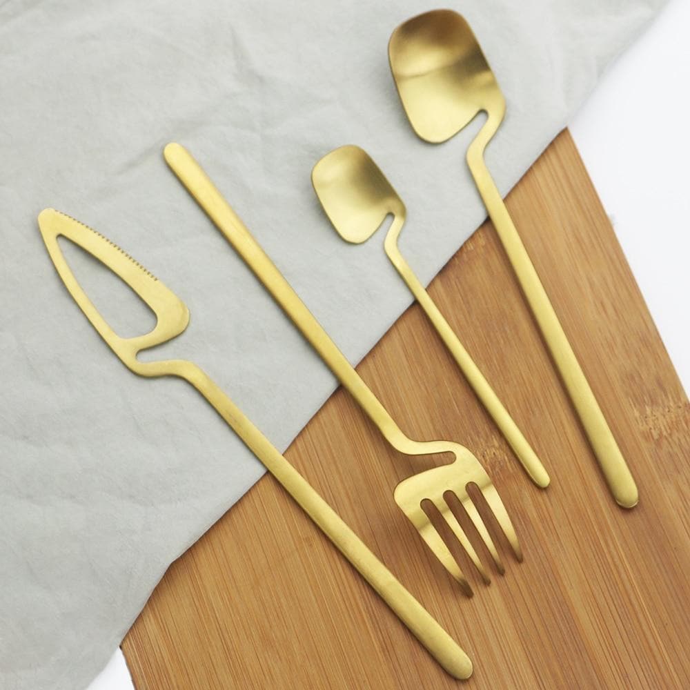 Kit Talheres Inox Fino Acabamento (Jogo Faqueiro Premium) 32 Peças