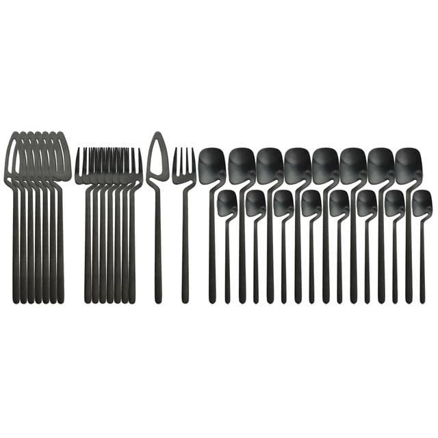 Kit Talheres Inox Fino Acabamento (Jogo Faqueiro Premium) 32 Peças