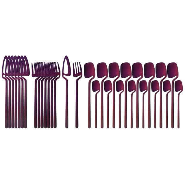 Kit Talheres Inox Fino Acabamento (Jogo Faqueiro Premium) 32 Peças