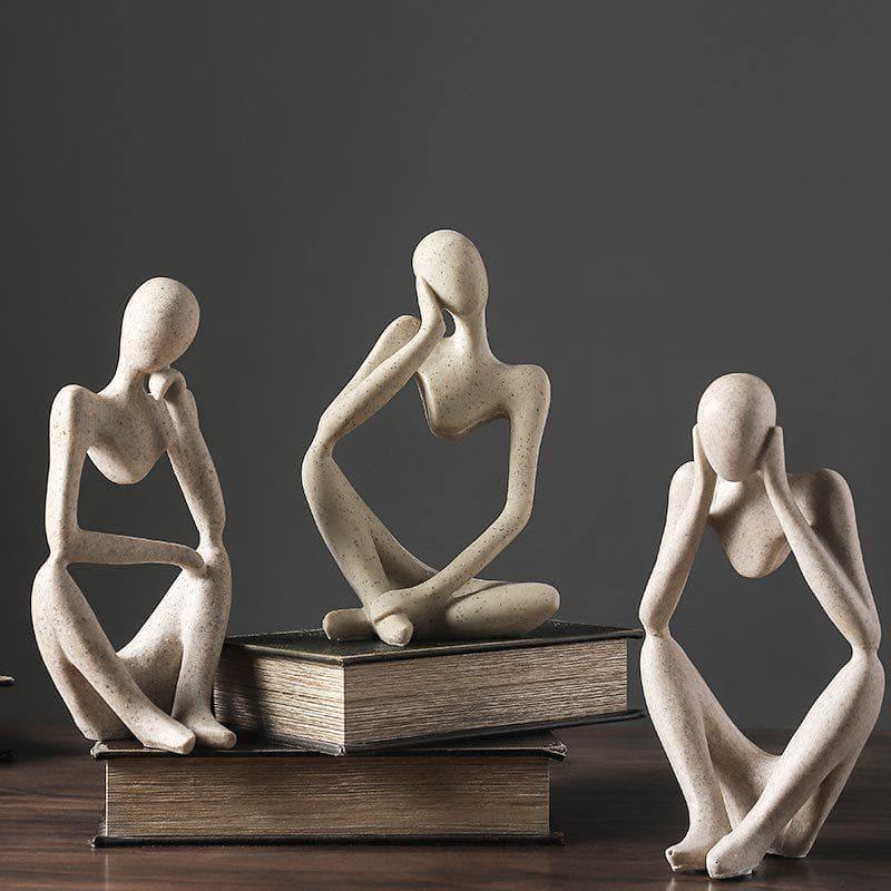 Escultura Arte Abstrata Liberdade Resina Alta Qualidade