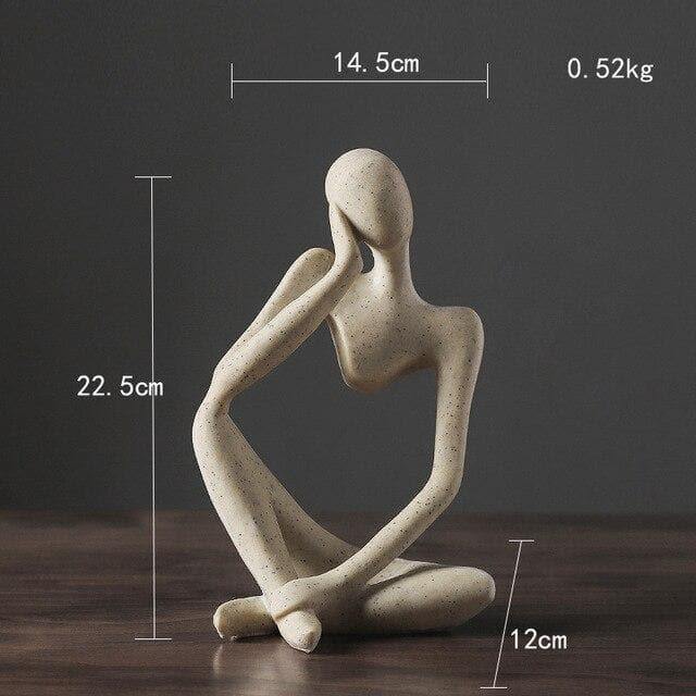 Escultura Arte Abstrata Liberdade Resina Alta Qualidade