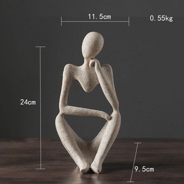 Escultura Arte Abstrata Liberdade Resina Alta Qualidade