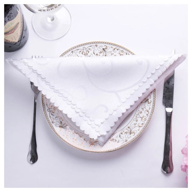 Kit 10 Guardanapos De Mesa Elegante Alto Padrão