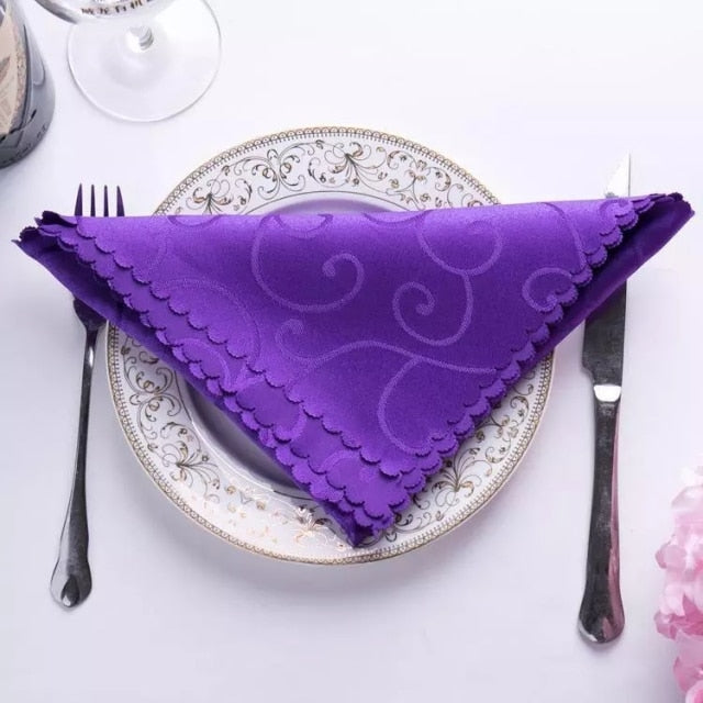 Kit 10 Guardanapos De Mesa Elegante Alto Padrão