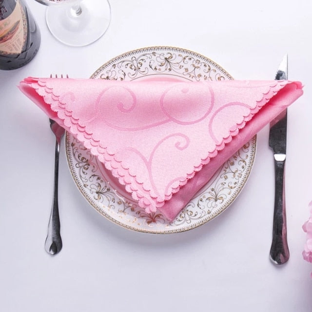 Kit 10 Guardanapos De Mesa Elegante Alto Padrão