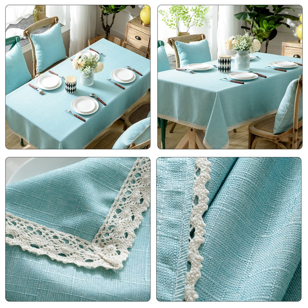 Toalha Decorativa De Mesa Linho + Cotton