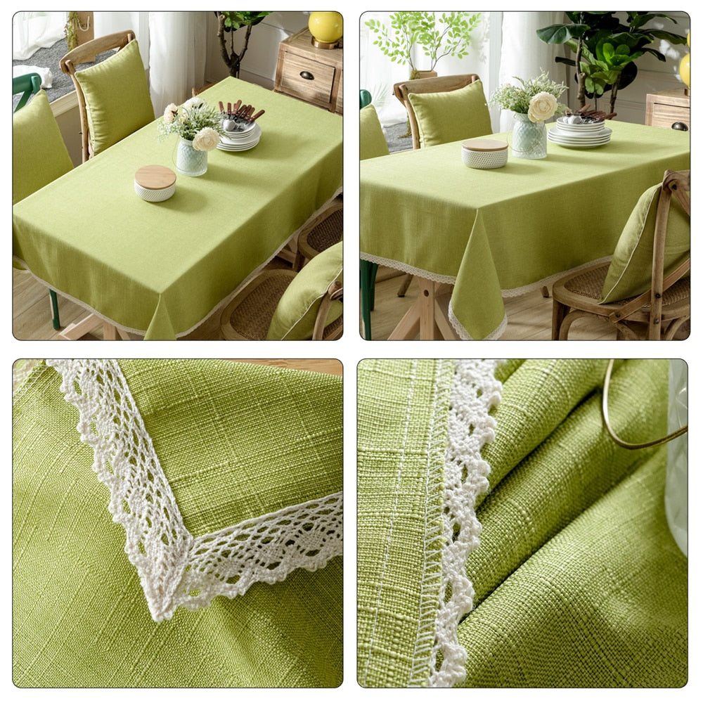 Toalha Decorativa De Mesa Linho + Cotton