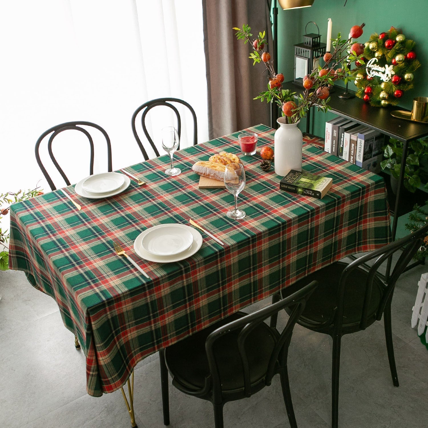 Toalha Ceia Natalina De Mesa Alto Padrão