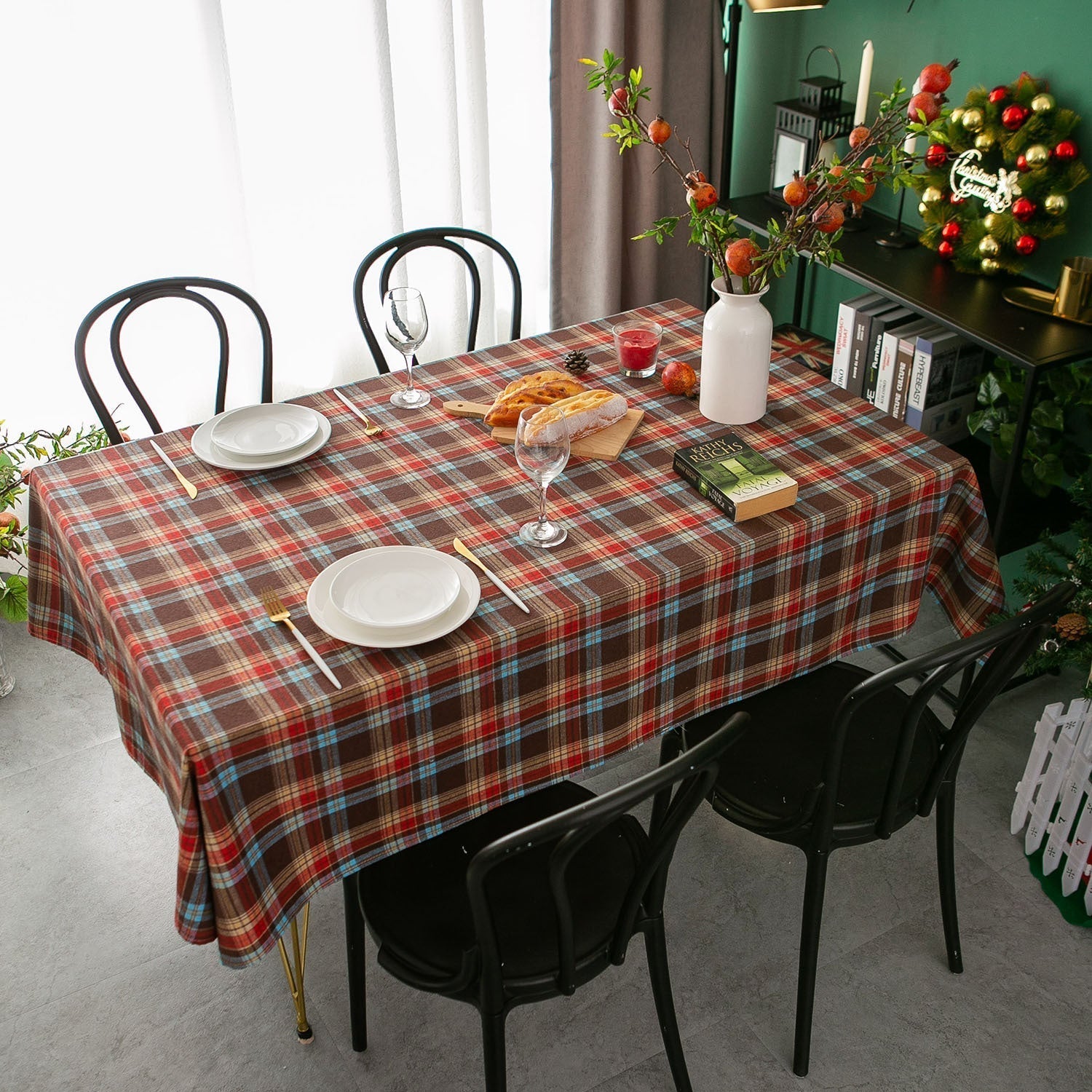 Toalha Ceia Natalina De Mesa Alto Padrão