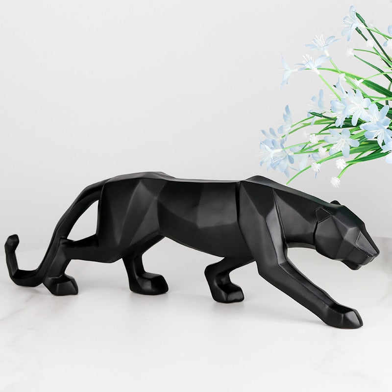 Estátua De Leopardo Moderna