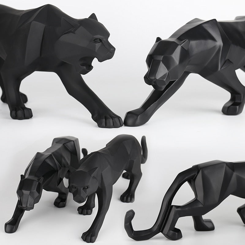 Estátua De Leopardo Moderna